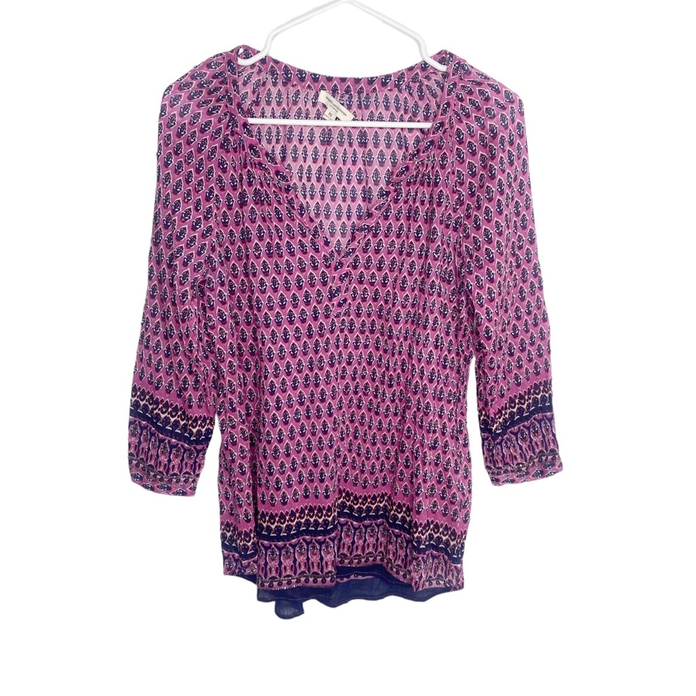 BeachLunchLounge boho beaded top size XS m